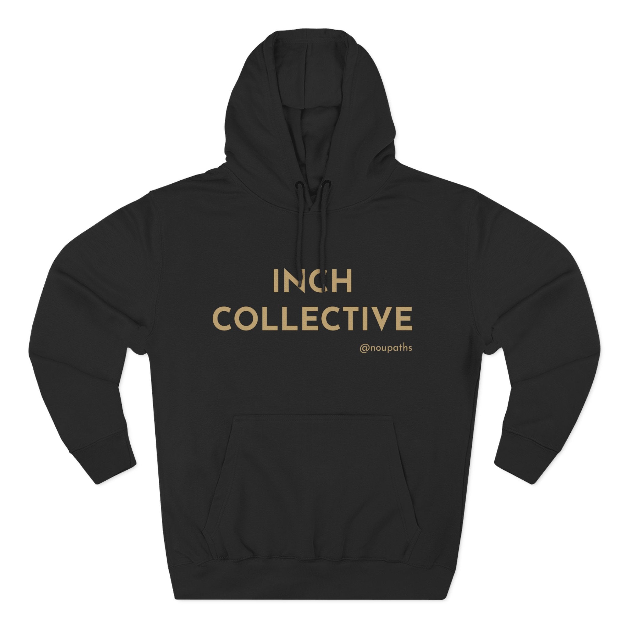 INCH Collective Hoodie — Fleece Pullover with Back Story Text